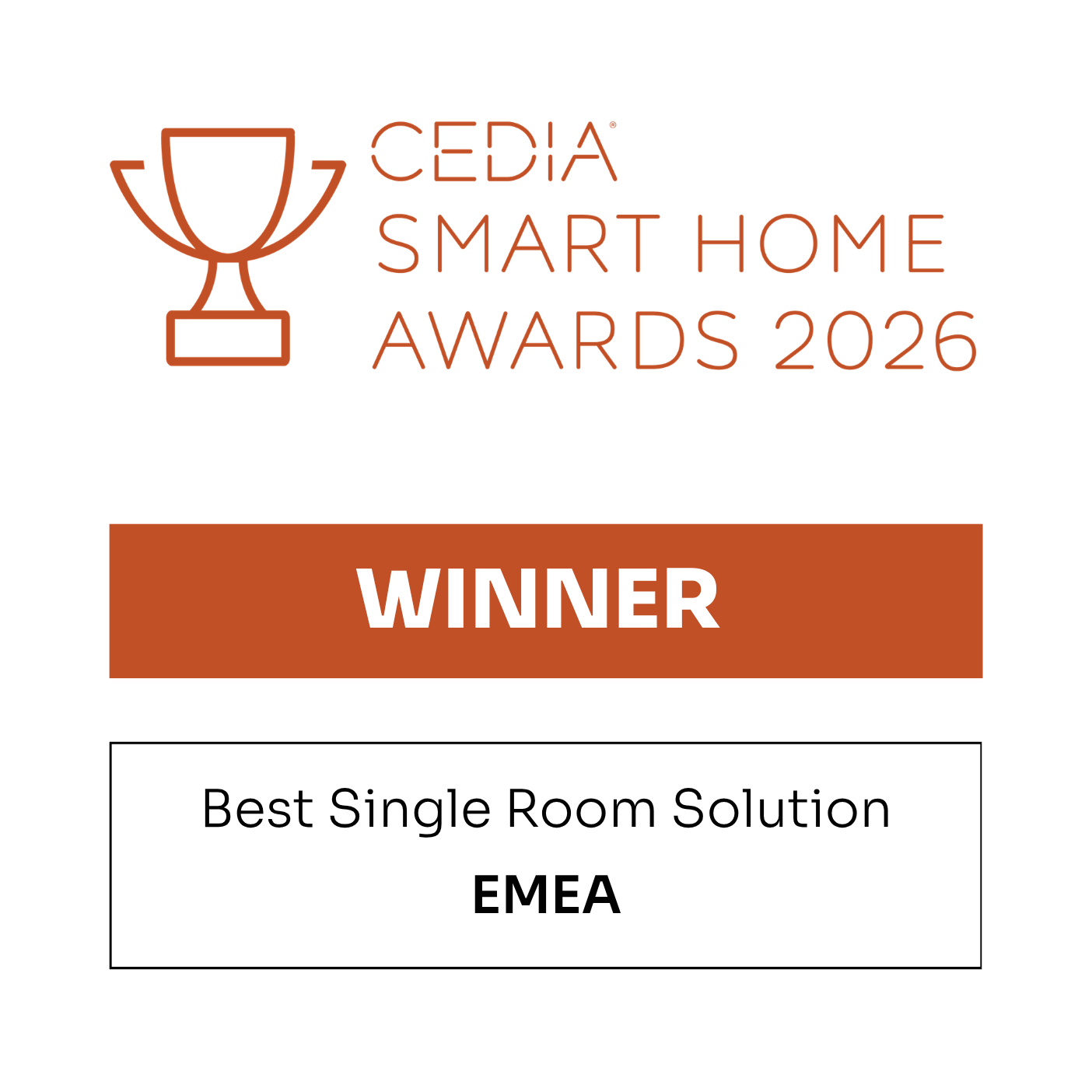 Best Single Room Solution award winner