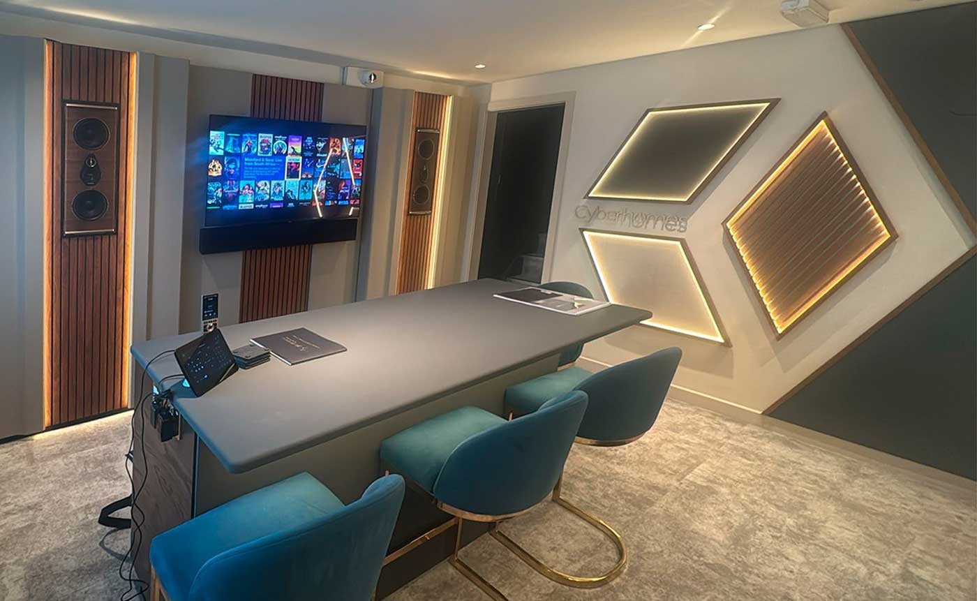 Cyberhomes Certified Control4 smart homes showroom